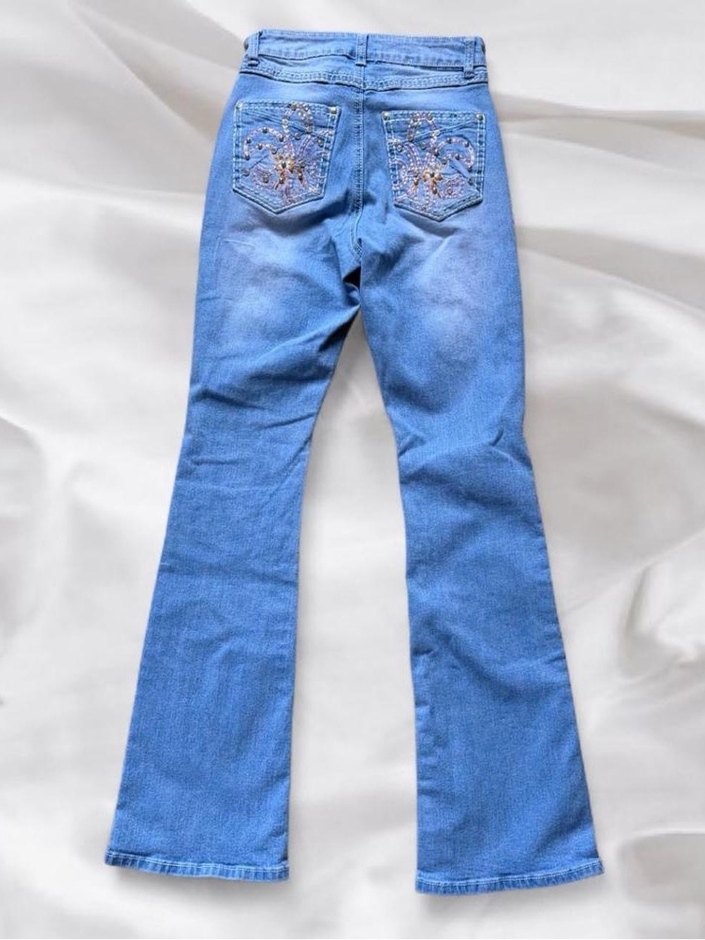 Rhinestone Bootcut Jeans